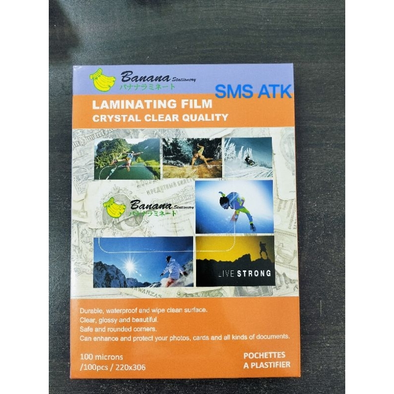 

Plastik Laminating A4 100 micron merk Banana