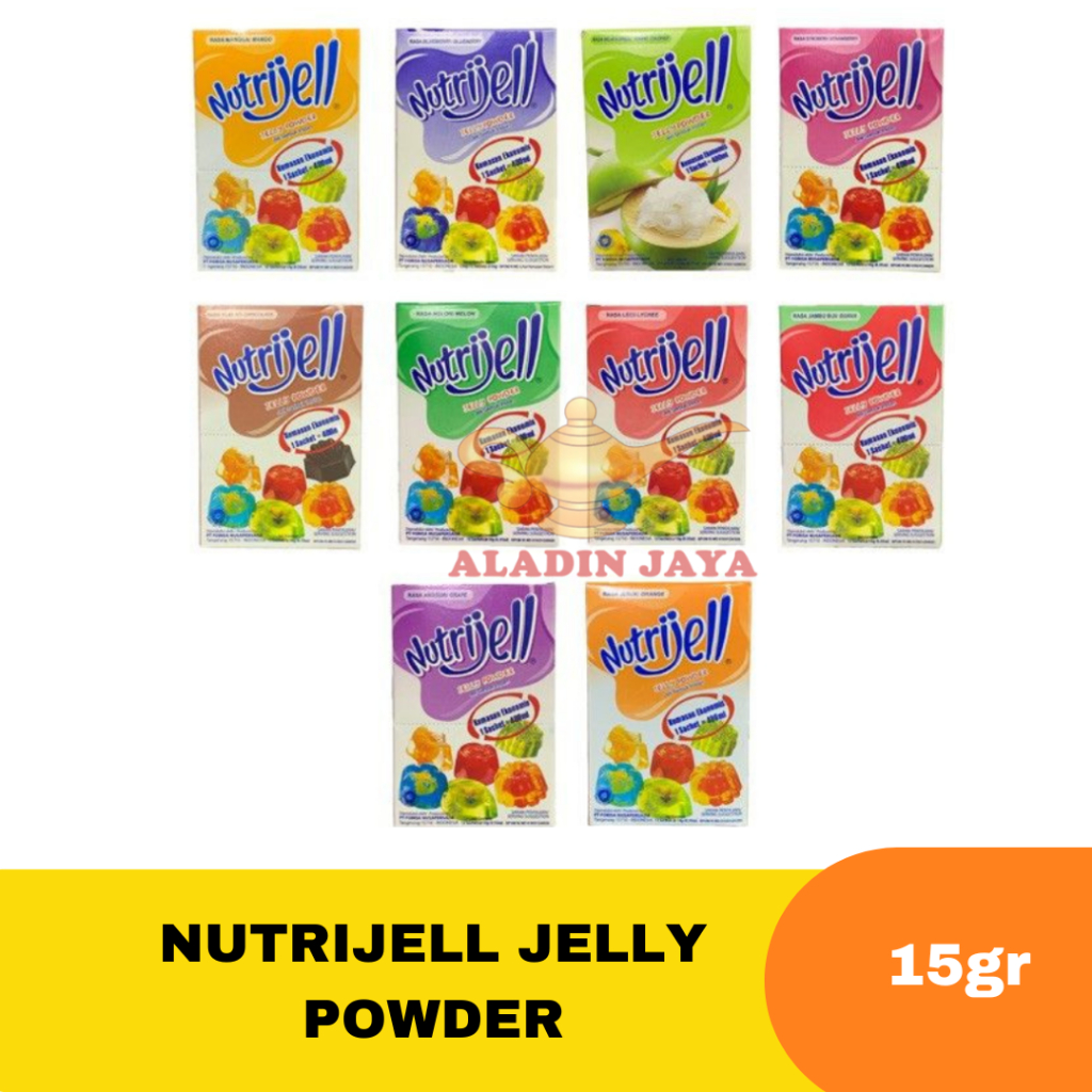 

NUTRIJELL JELLY POWDER 15 GRAM Semua Rasa Nutrijel Bubuk Jely MURAH