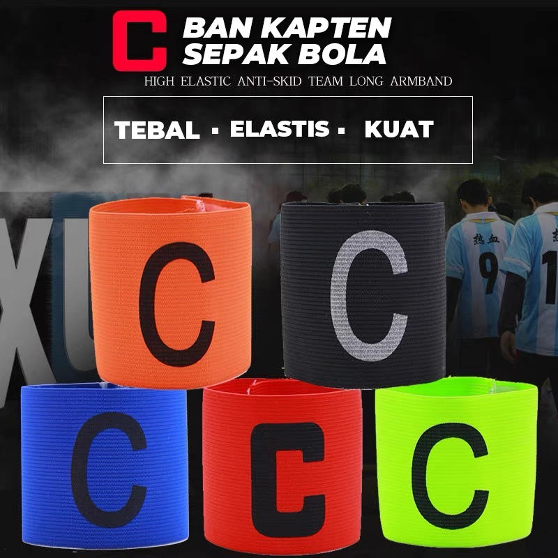 Ban Lengan Kapten C Tim Sepak Bola/Ban Captain Kapten Armband Sepakbola