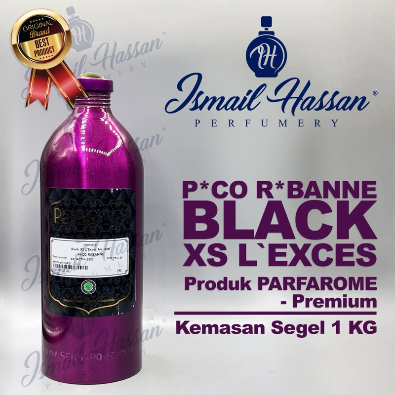 Bibit/Biang Parfum PREMIUM Black XS Produk PARFAROME Packing Segel 1Kg