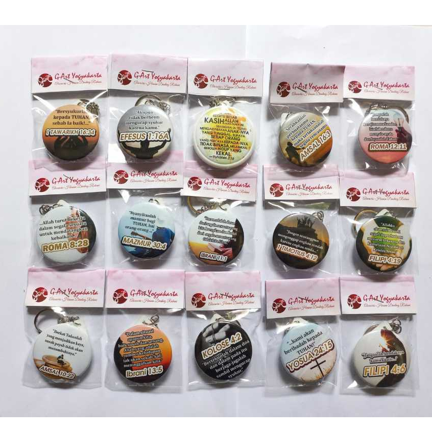 Gantungan Kunci Ayat Alkitab