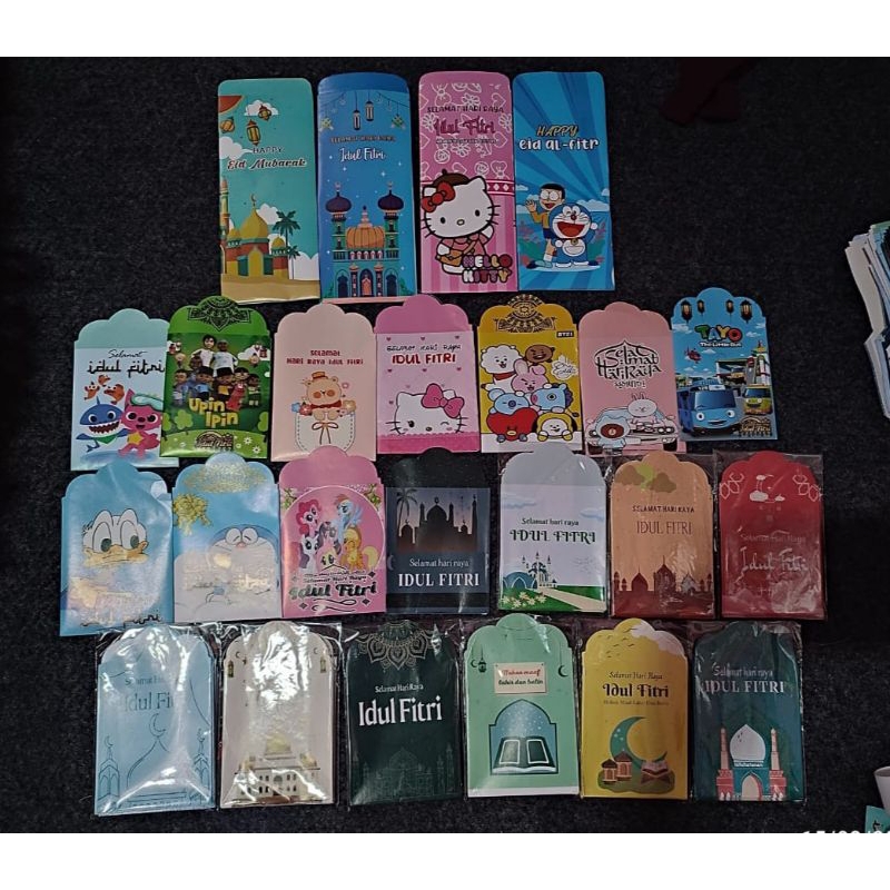 

AMPLOP LEBARAN MEDIUM JUMBO ANGPAU 1 PAK ISI 10 PCS