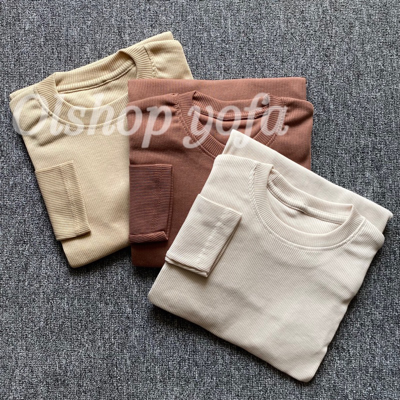 KAOS RIB / KAOS RIB LENGAN PANJANG / KAOS RIP / KAOS RIP LENGAN PANJANG / KAOS RIB PREMIUM / RIB PRE