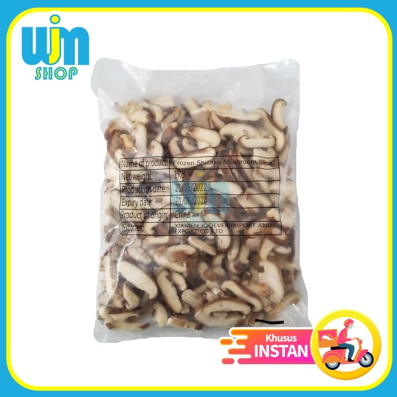 

Jamur Shitake Beku 1kg CHN - Frozen Mushroom Slice