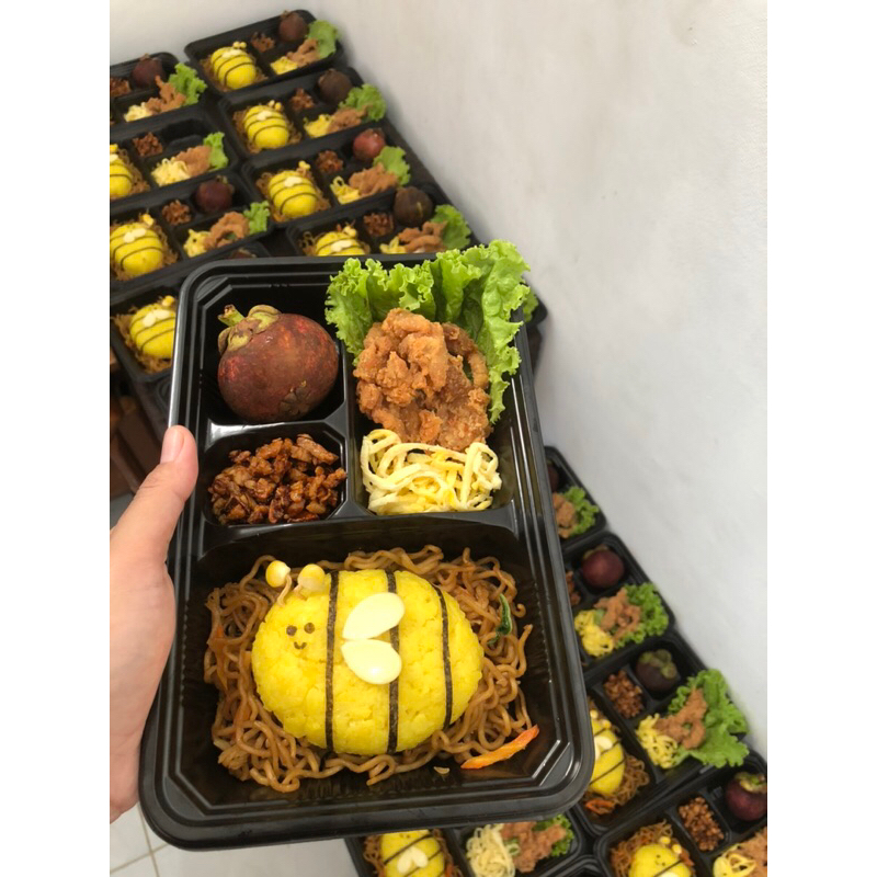 Nasi kuning Bento box