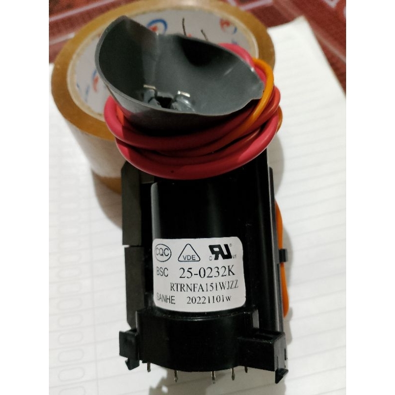 flayback fbt tv sharp 21 inch slim bsc25-0232k (FA151WJZZ) original