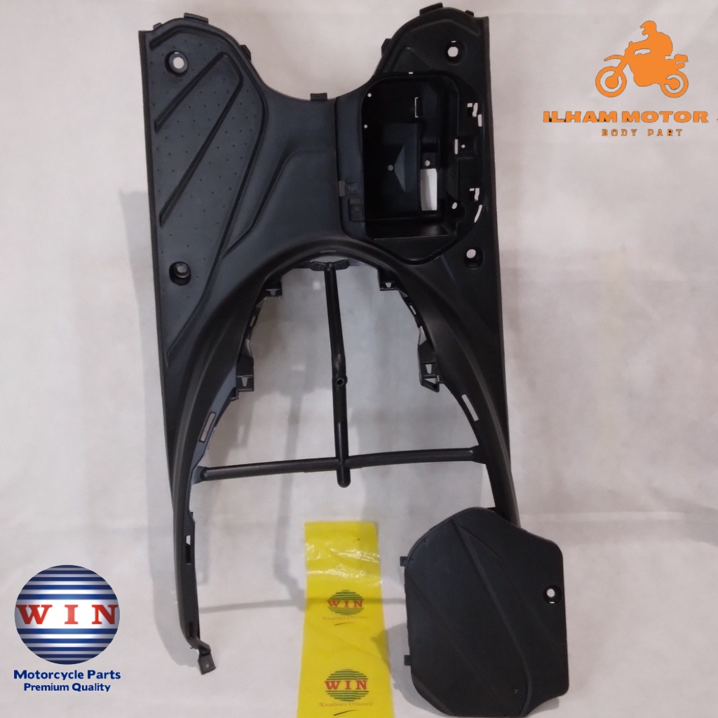 Pijakan Kaki + Tutup Aki Beat Pop 110 2015 2016 2017 2018 | footrest atas WIN | bordes injakan motor