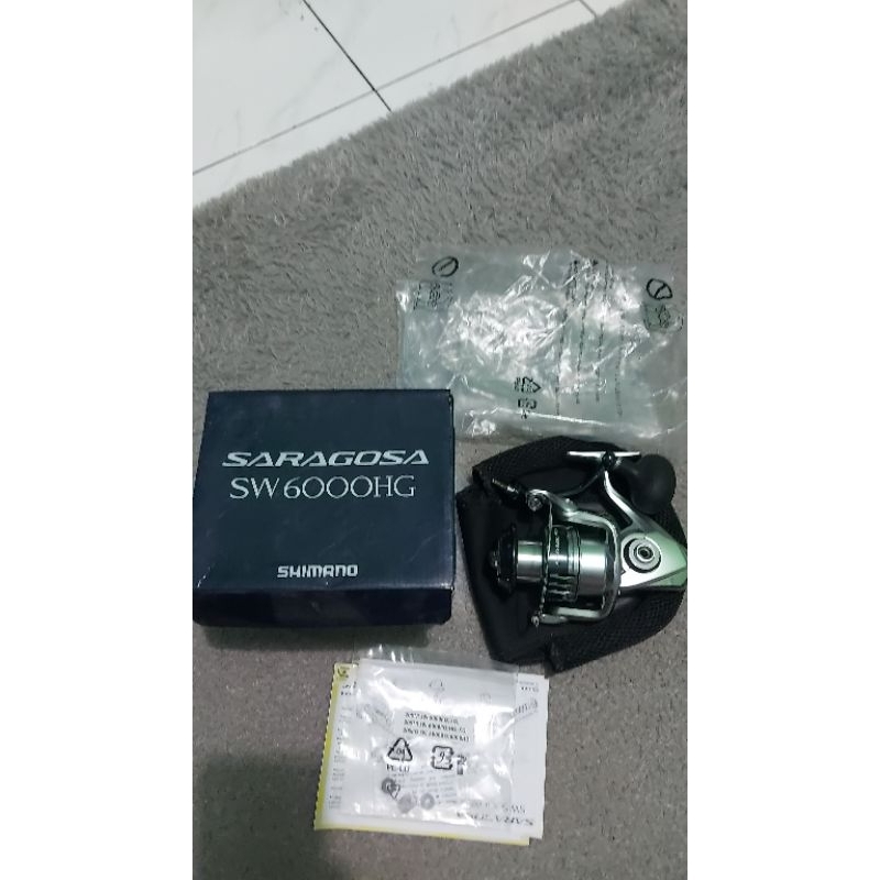 reel spining shimano saragosa sw6000hg