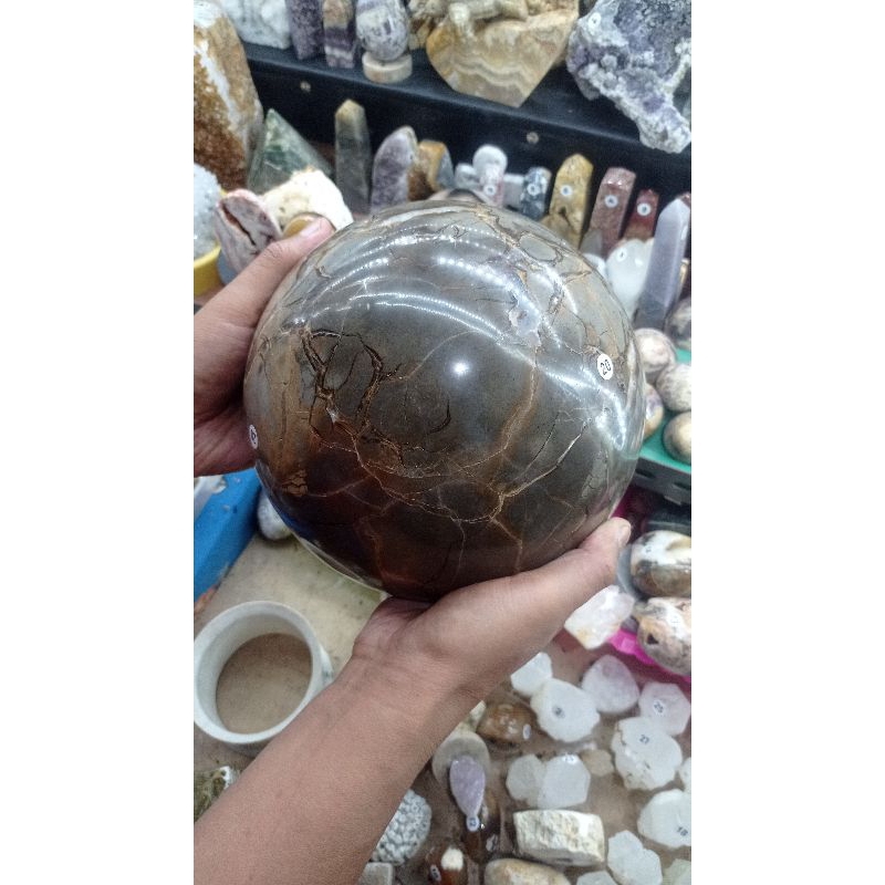 batu jalak sutra barat 10kg lebar 20cm