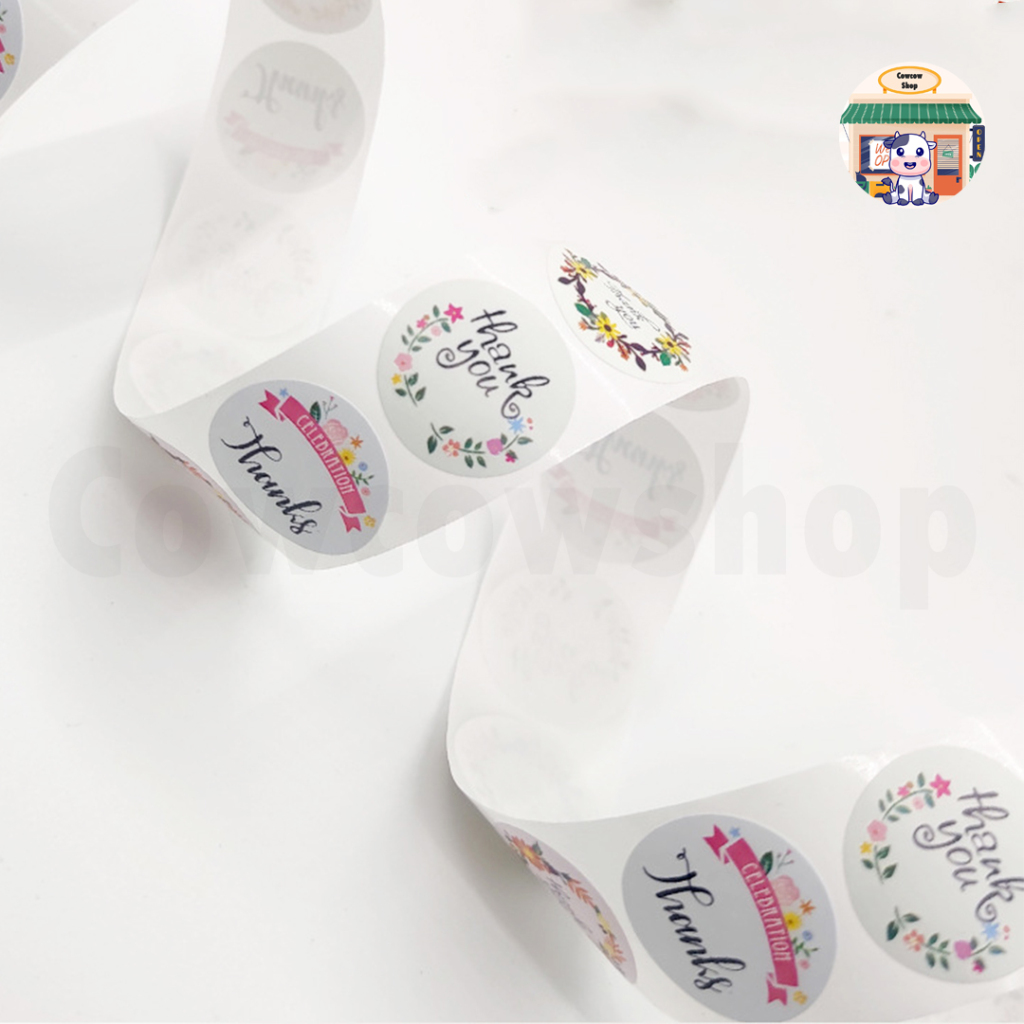 

Sticker Thank You Roll Isi 500 Pcs / Sticker Amplop / Stiker Terima Kasih Stiker terima kasih 500pcs