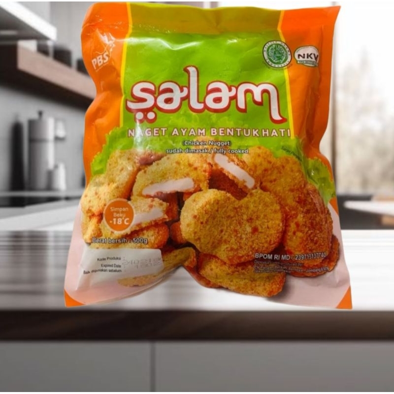 

SALAM Nugget Ayam Bentuk Hati/Love 500gr