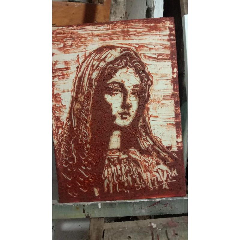 Lukisan Kopi, Lukisan Bunda Maria, Perawan Maria