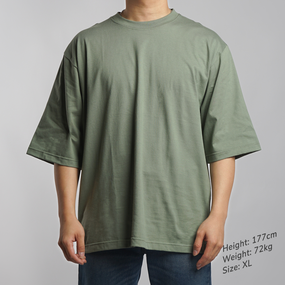 Minimaxi - Kaos Oversized Premium 20s Supersoft - Pastel Green
