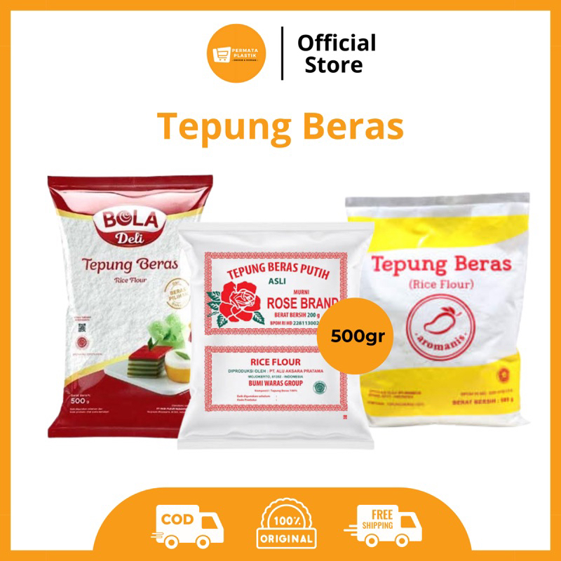 

Tepung Beras Rose Brand Bola Deli Aromanis Putih 500 gr