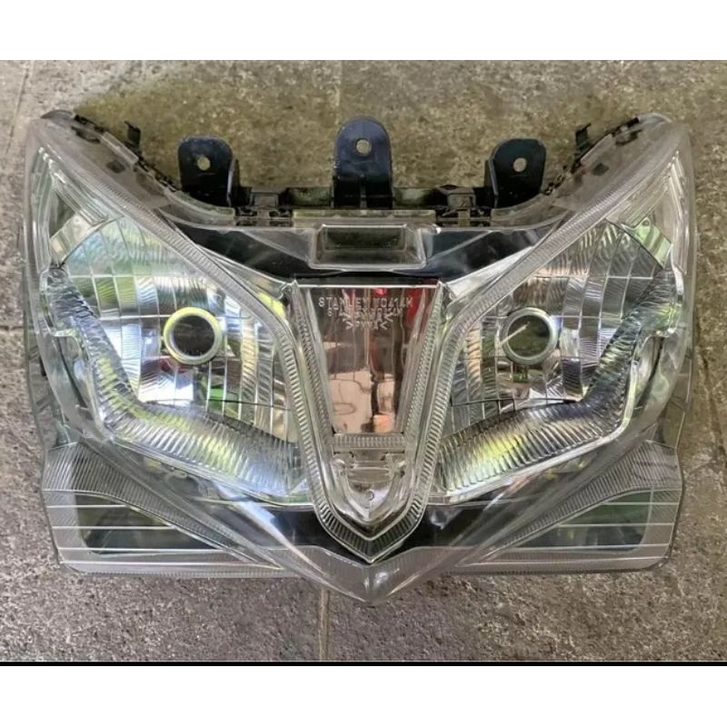 reflektor lampu depan vario 125 old | reflektor vario techno 125 old komplit