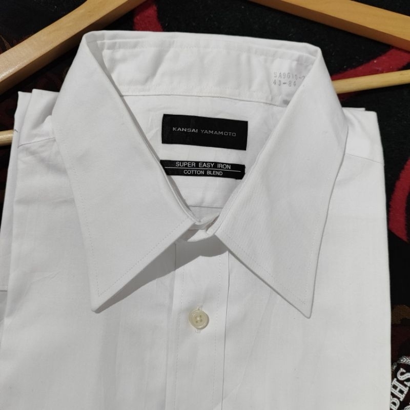 Kemeja Putih Panjang Kansai Yamamoto
