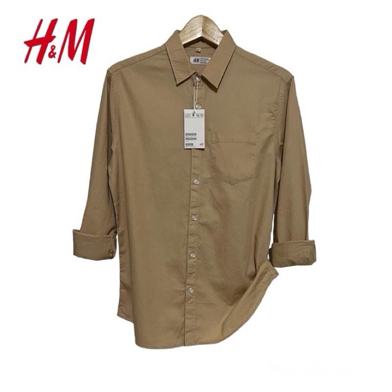 Kemeja hm polos | Kemeja HM lengan panjang | Kemeja polos katun tuwil | Kemeja putih pria | kemeja b