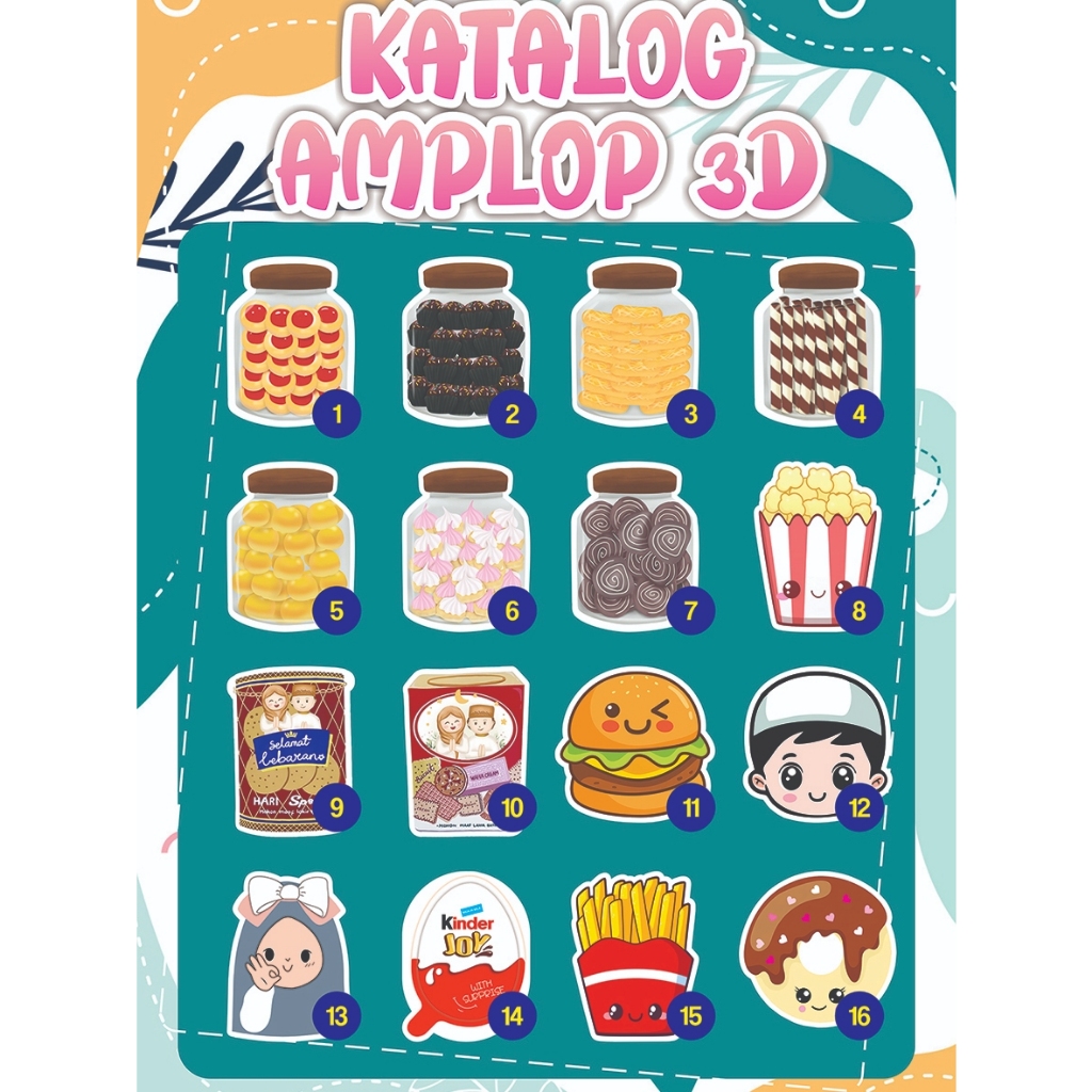 

Amplop Lebaran | Amplop 3D | Amplop 3D Toples | Amplop Lebaran 2024 Unik Snack Parcel Karakter Lucu