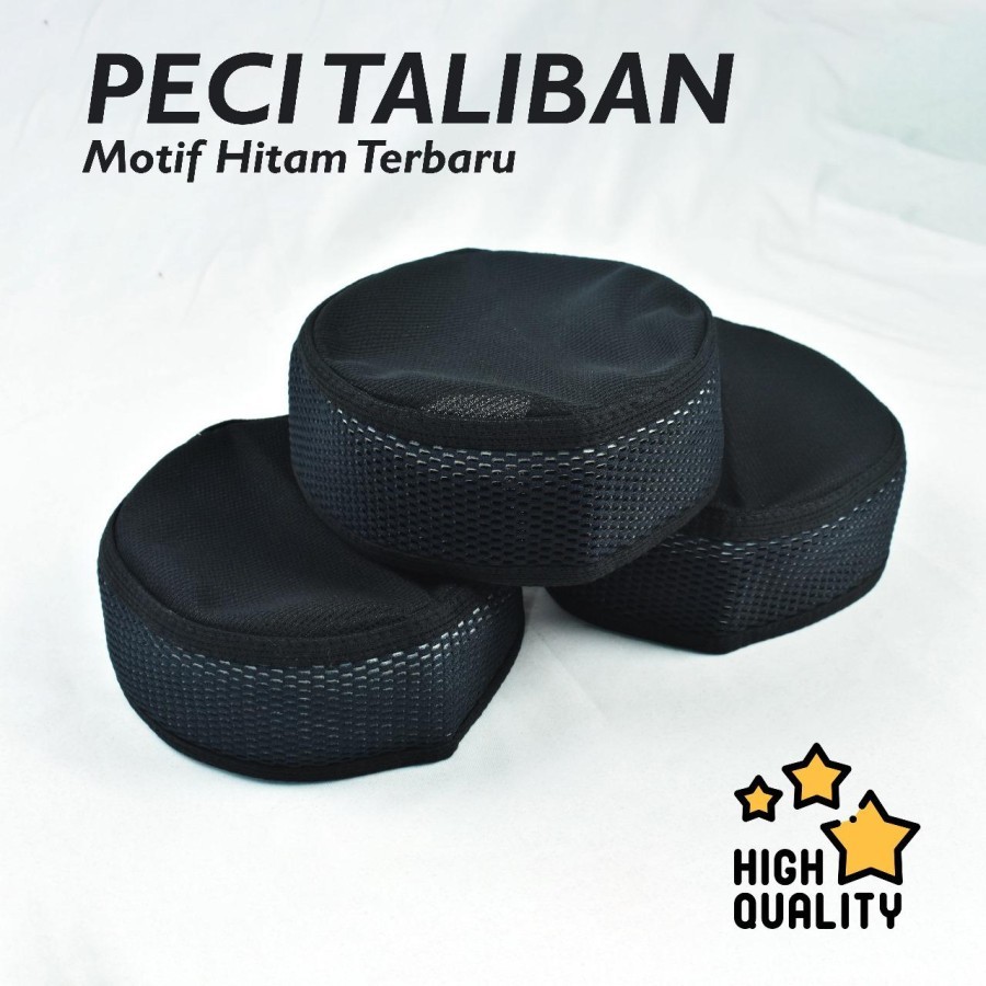 Peci taliban dewasa hitam
