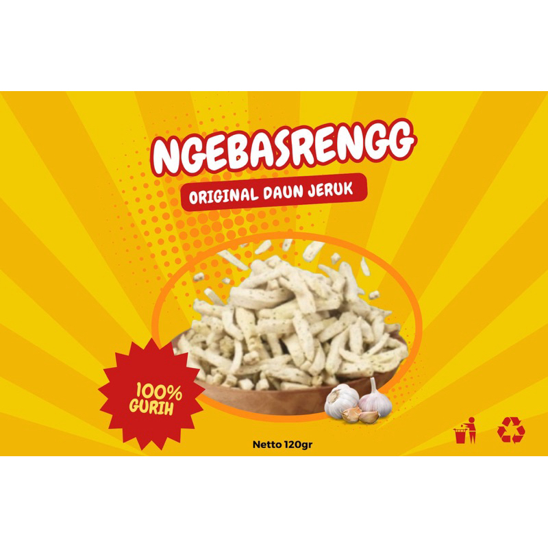 

Keripik Basreng Original Daun Jeruk 120gr