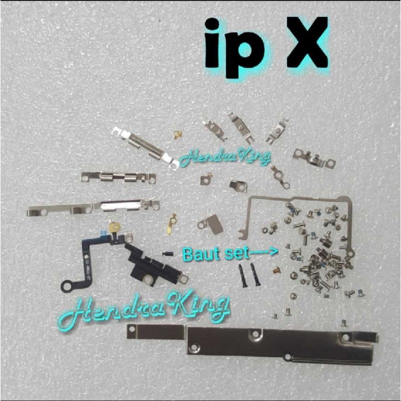 baut iphone X set plat seng fullset