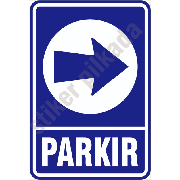 

STIKER VINYL PARKIR KIRI / KANAN
