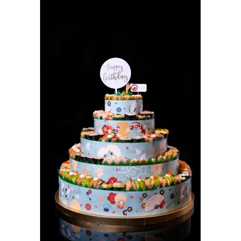 

Sushi Tower LARGE (Sushi Birthday Cake)