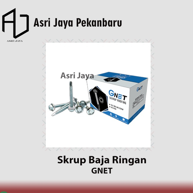 Baut Baja Ringan GNET / Truss Screw Ukuran 4,8 * 19 / Harga Per Kotak