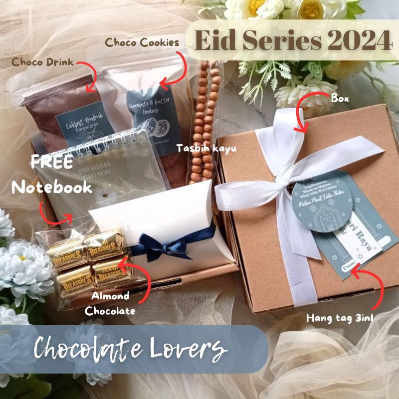 

(FREE QUOTES BOOK) KALLA CHOCOLOVERS EID HAMPERS IDUL FITRI LEBARAN PARSEL SOUVENIR GIFT KADO KUE KERING KUKIS MINUMAN COKLAT CEWEK COWOK WISUDA ANNIV WEDDING LEBARAN