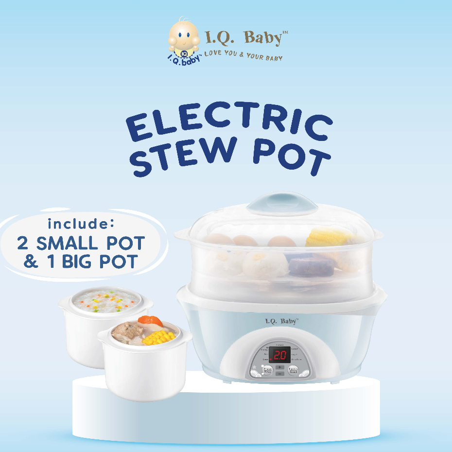 I.Q. BABY Multifunction Slow Cooker | Mesin Tim Multifungsi | Alat Masak MPASI | Alat MPASI | Alat M