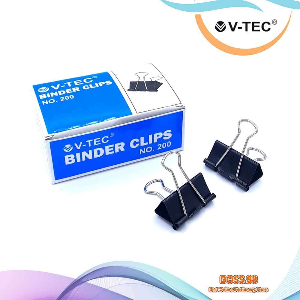 

BINDER CLIP / KLIP BINDER V-TEC 200 (1 BOX)