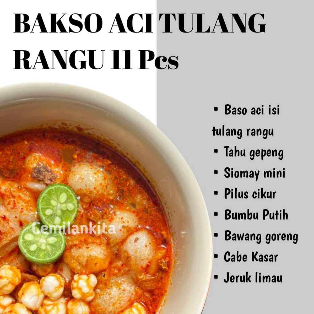

boci tulang rangu 11pcs