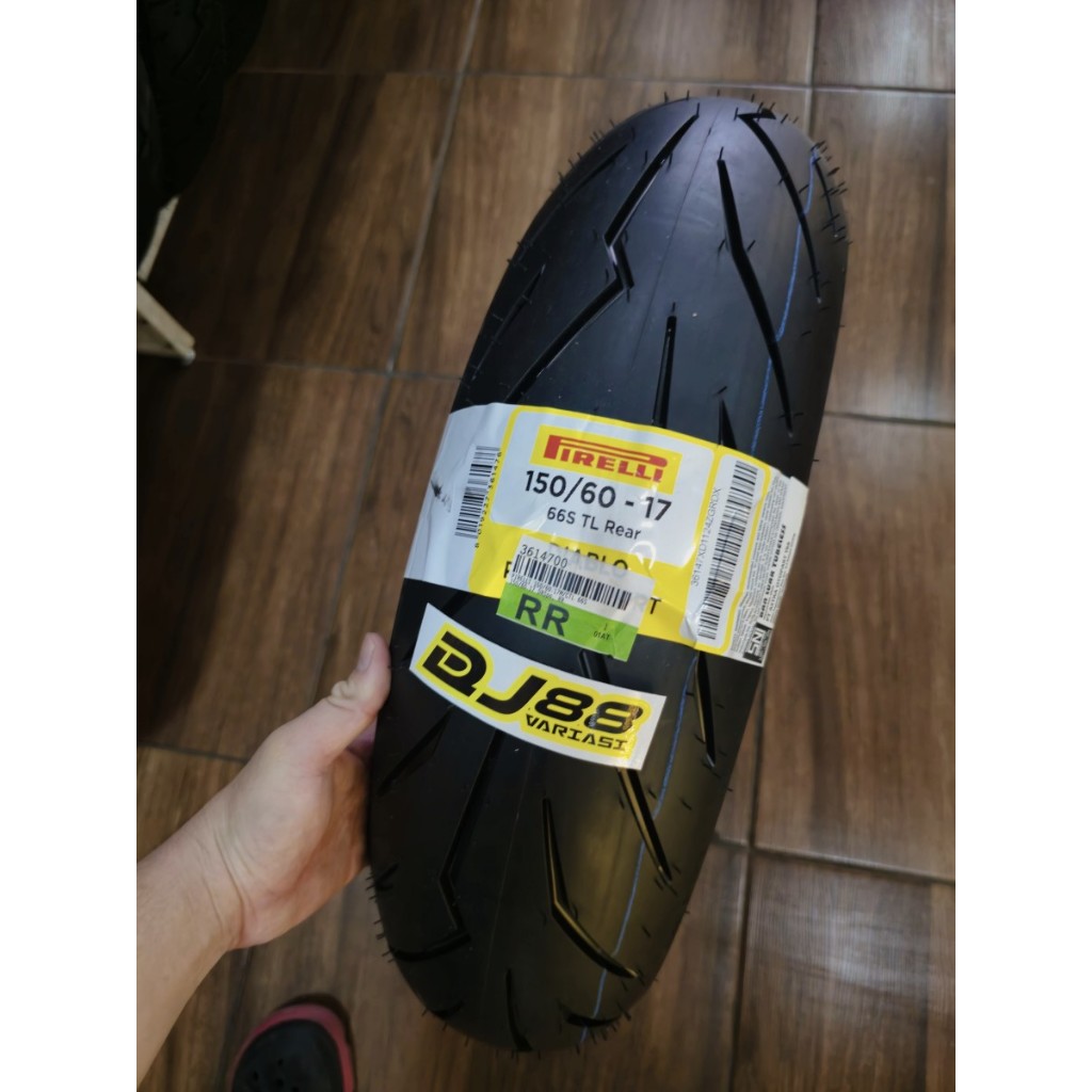 Ban pirelli 150/60-17 ban belakang diablo rosso sport r15 cbr150 vixio