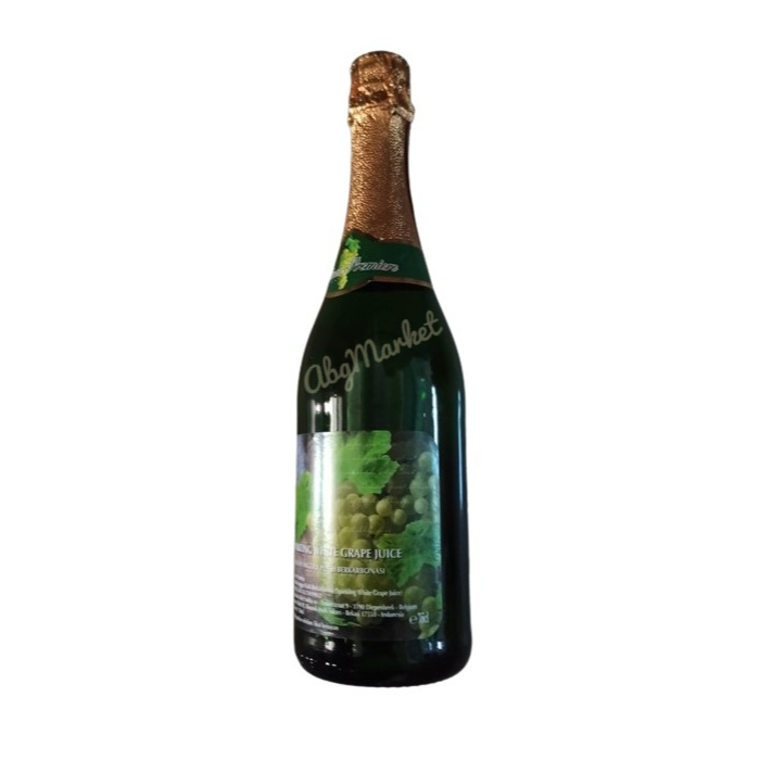 

Haw A White Sparkling Grape Juice Non Alkohol " Premium / Special Grade " / Minuman Soda Anggur Putih 750 ml