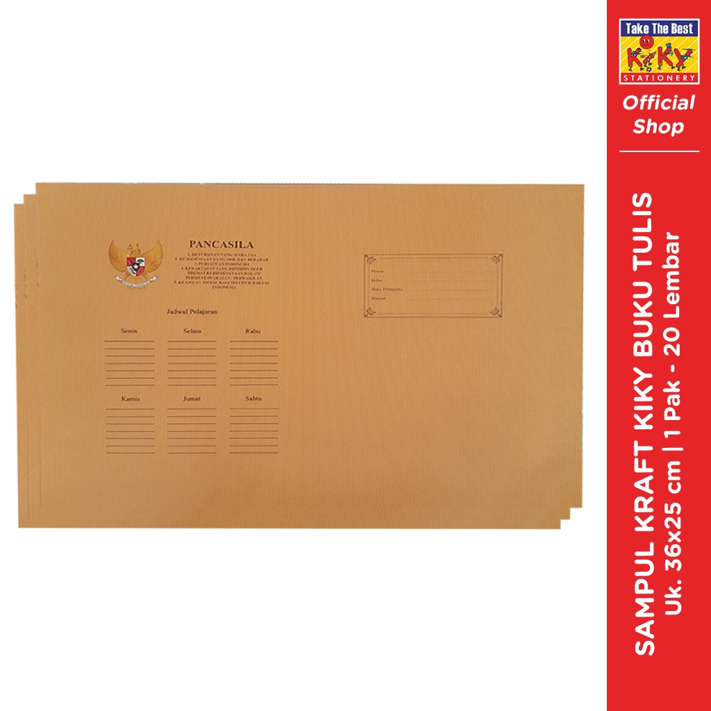 

KIKY Sampul Buku Tulis Uk. 36 x 25 cm - Isi 20 Lembar