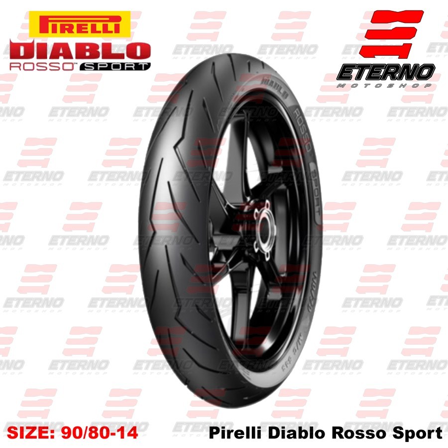 Ban Pirelli Diablo Rosso Sport 90/80-14 90 80 Ring 14 Vario Beat Fino