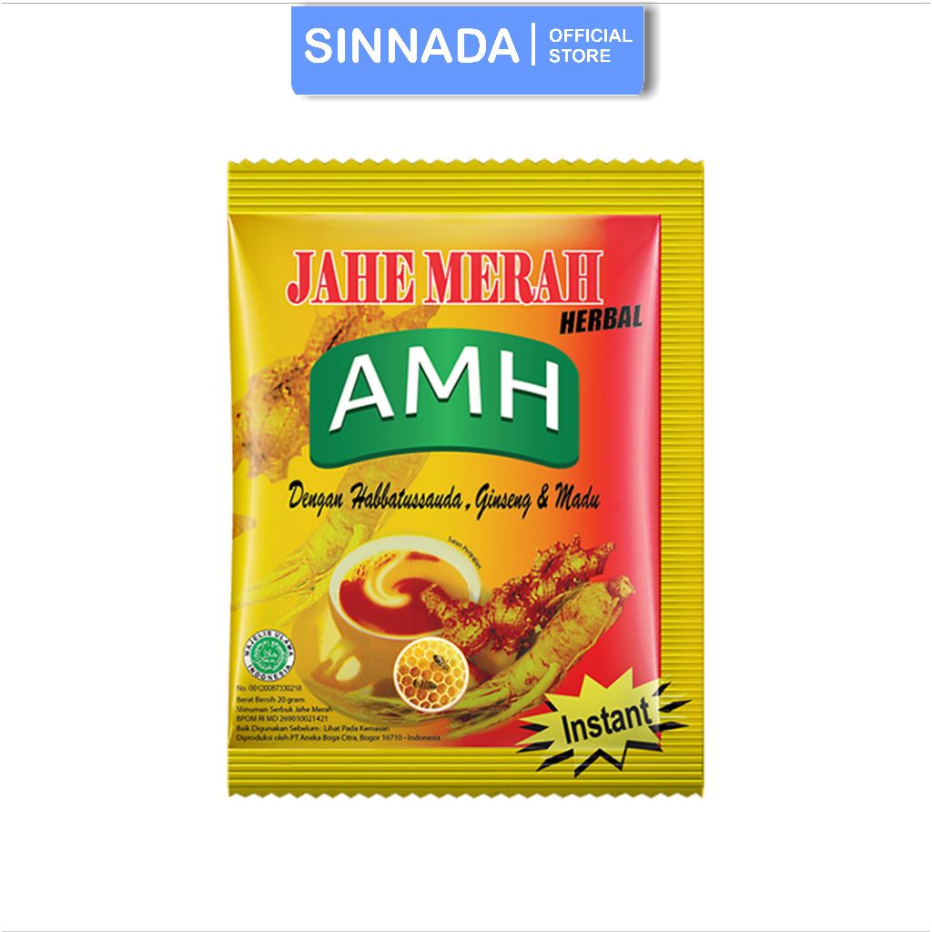 

AMH JAHE MERAH HERBAL - 10 SACHET