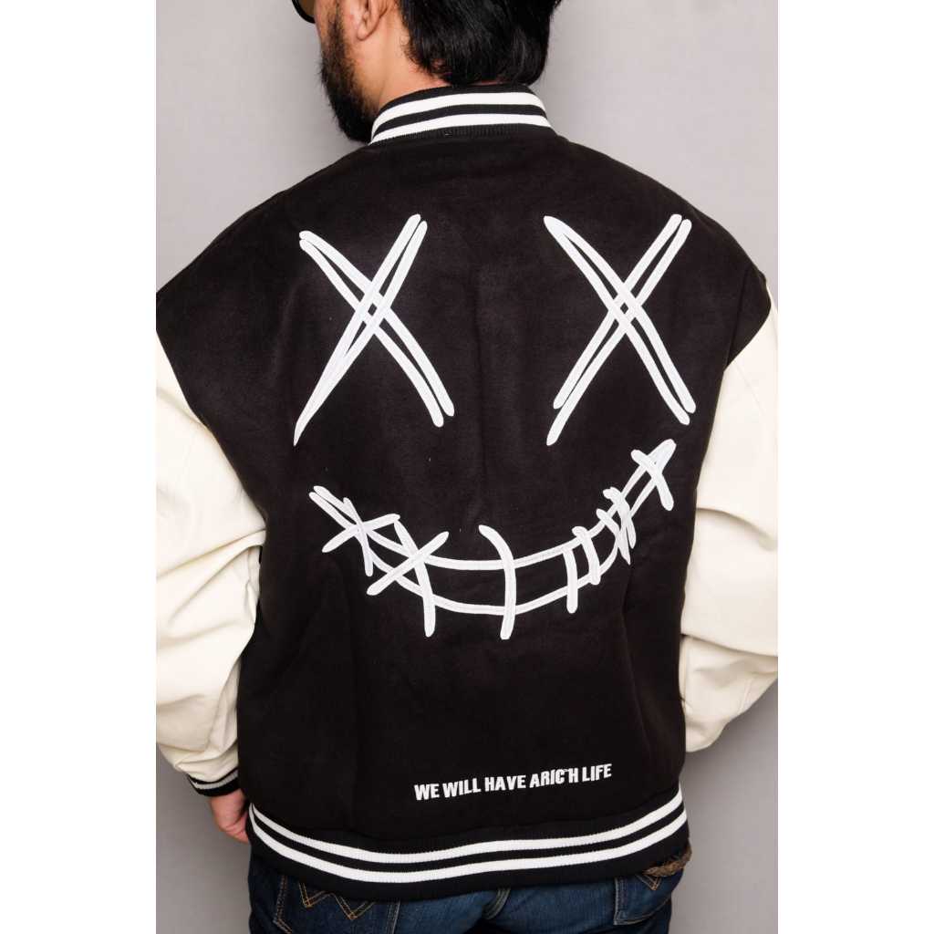 RICKY IS CLOWN WHITE SMILEY SUEDE VARSITY