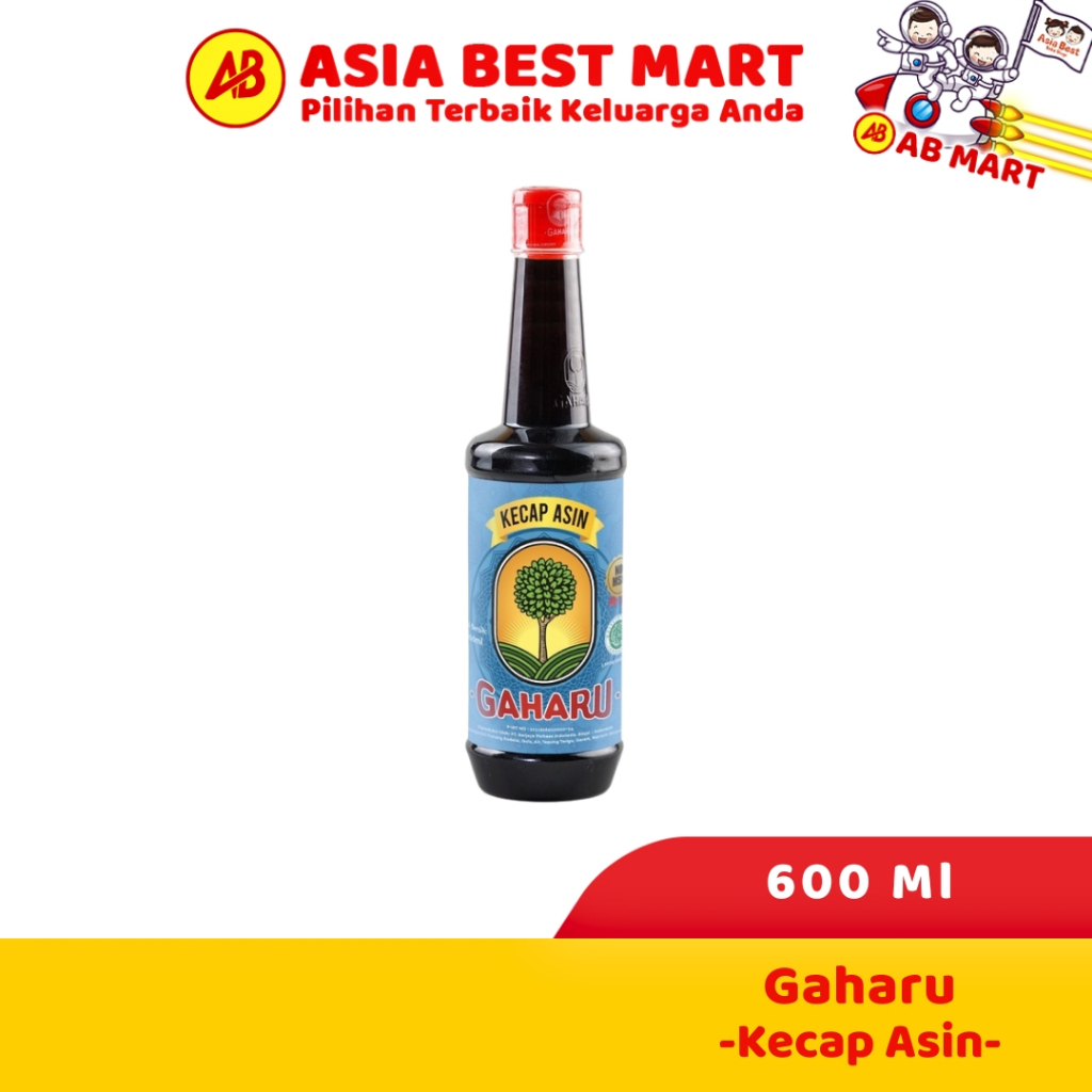 

Gaharu Kecap Asin Botol 600 Ml-Kecap Asin