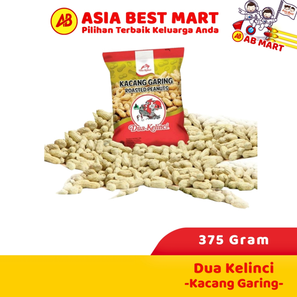 

Kacang Garing Dua Kelinci 375Gr Snack Cemilan