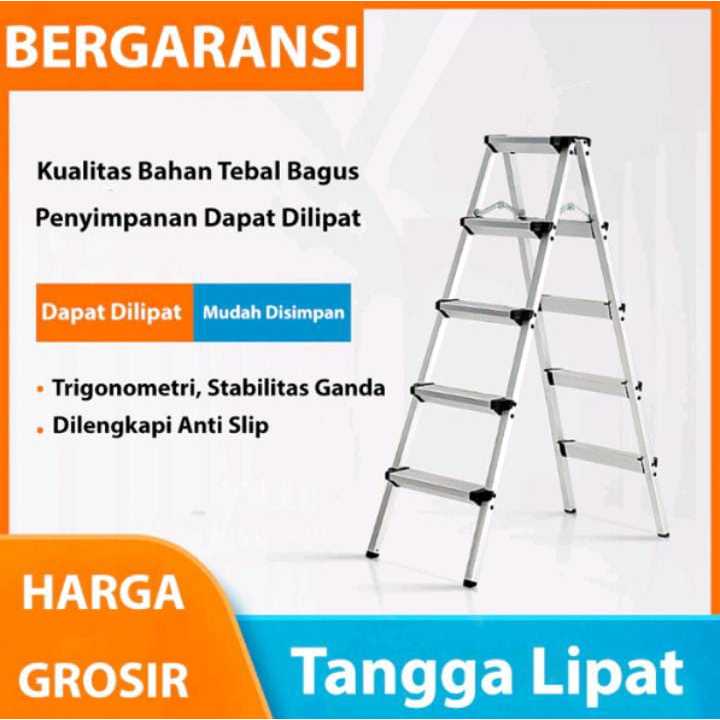 Tangga lipat, tangga lipat multifungsi, tangga lipat portabel, tangga lipat alumunium