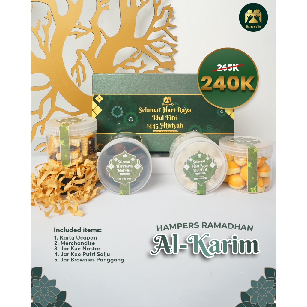 

Hampers Lebaran Custom Kue Kering | Paket 4-2 Toples | Hampers Idul Fitri | Hampers Kue Lebaran