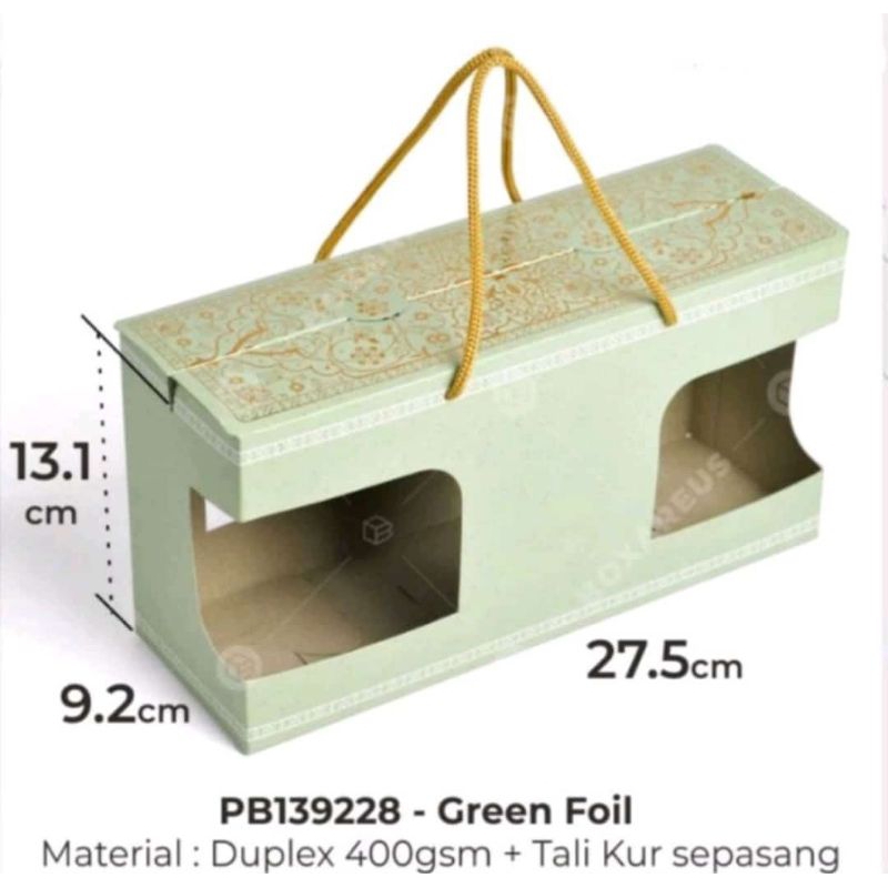 

PB139228 Box Lebaran Idul Fitri Box untuk 3 toples Box Hampers Idul Fitri Kotak kue lebaran