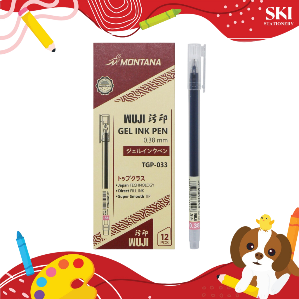 

Bolpoin Gel Ujung Runcing / Pulpen / Pen Gel 0.38 mm TGP-033