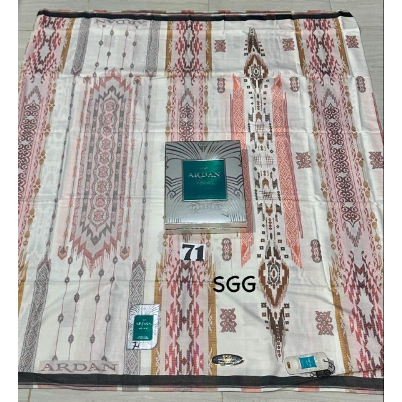 Sarung Ardan songket SGG SONGKET GUNUNG GALAXY grade GOLD