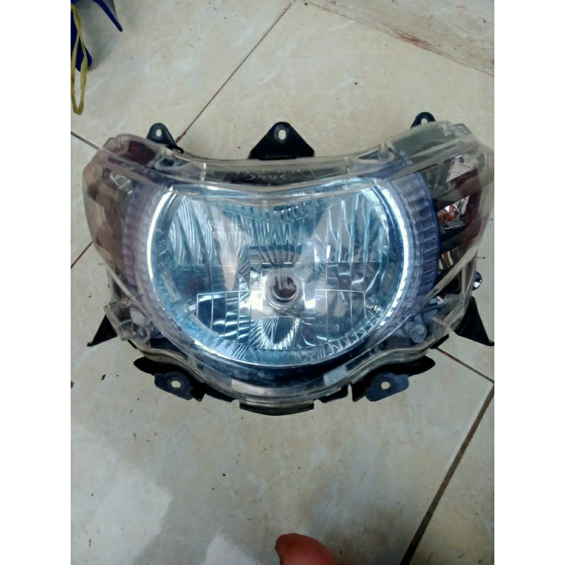 HEADLAMP LAMPU DEPAN MIO SOUL GT 115 FI TAHUN 2012-2014 KODE 1 KP ORIGINAL
