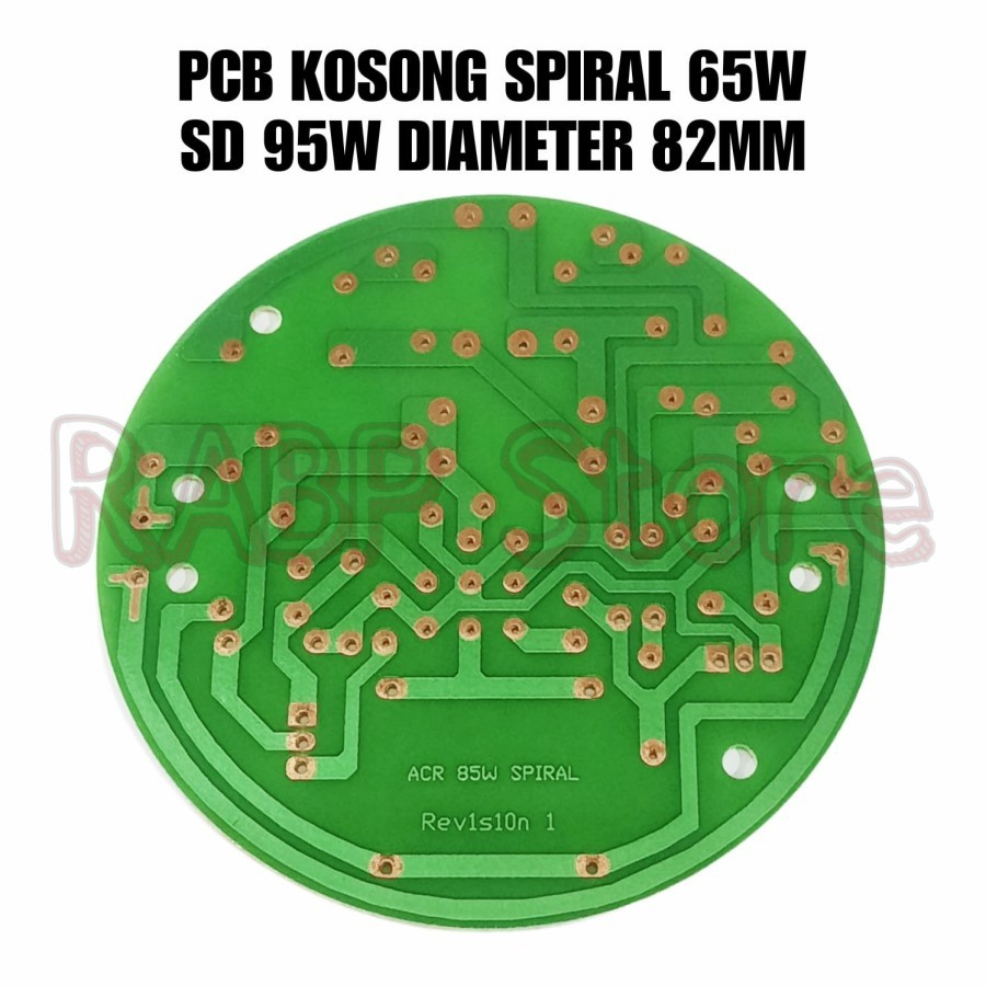 2X PCB MESIN LAMPU SPIRAL ACR 85W DIAMETER 82MM BISA UNTUK 65W SD 95W