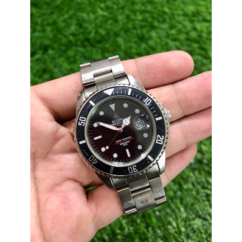 jam tangan elgin treasure jam tangan elgin diver jam tangan elgin titanium bekas original jam tangan