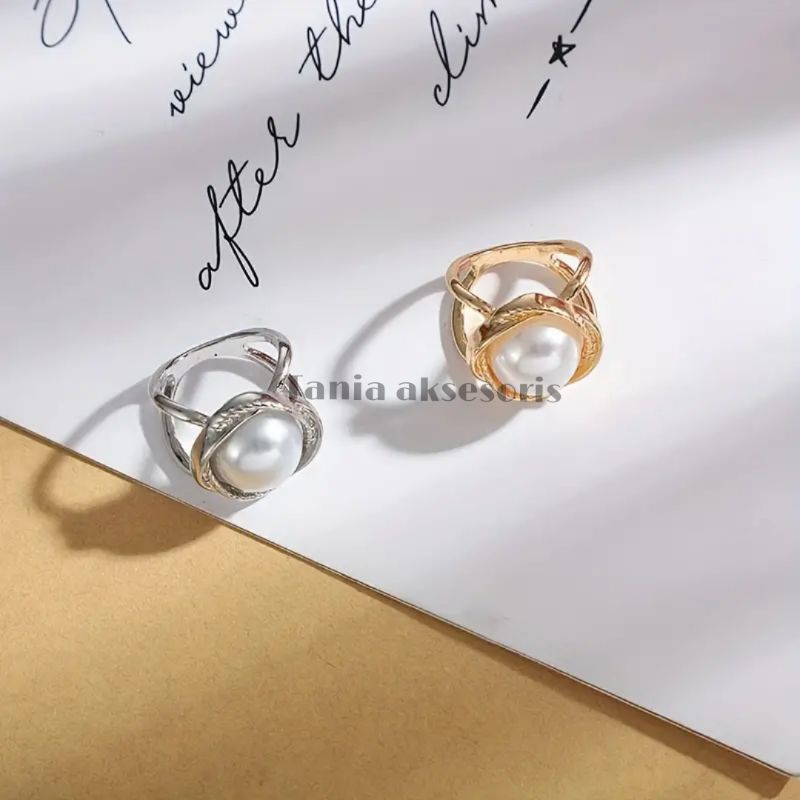 Ring jilbab mutiara / Bros kolong / Bros murah