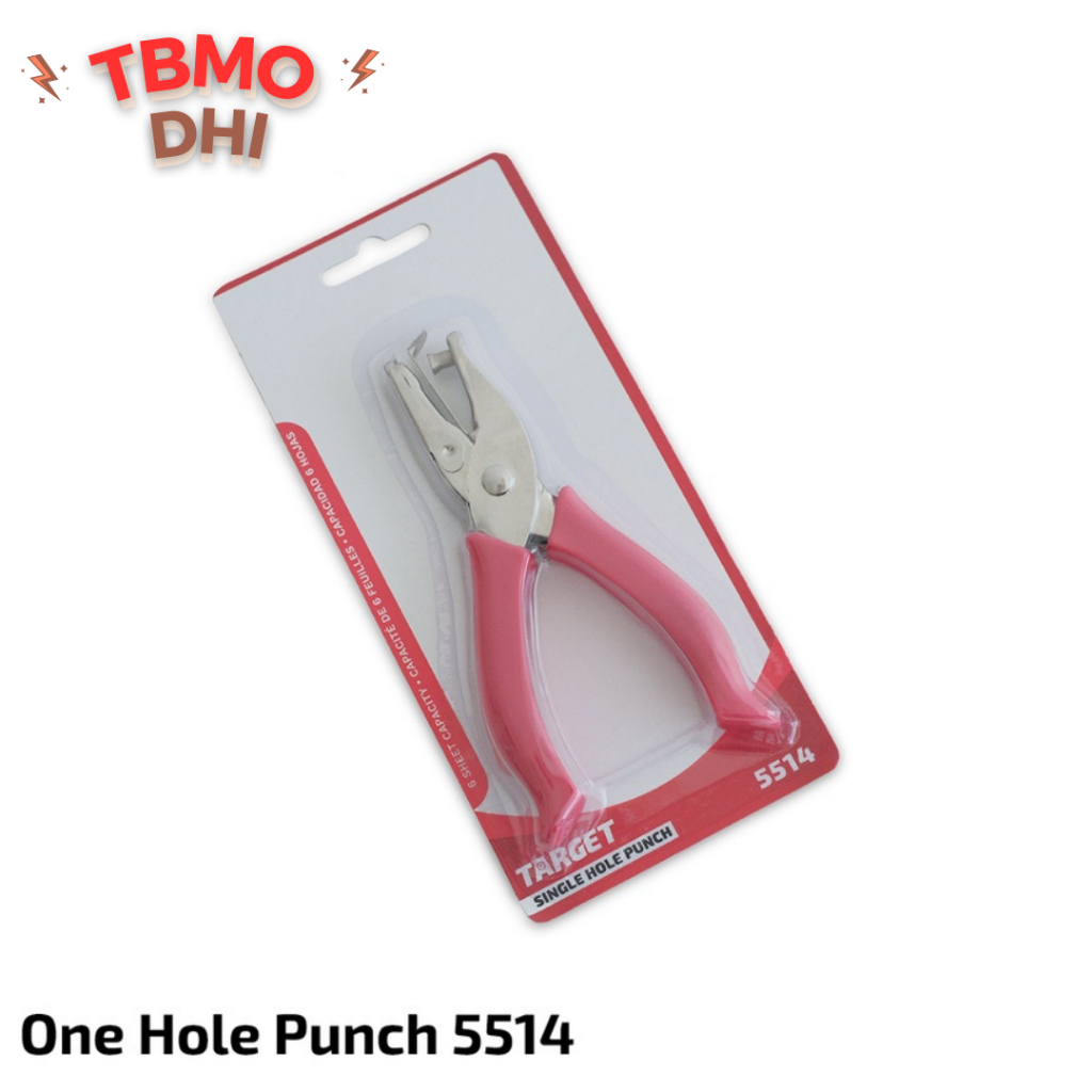 

TARGET Single Hole Punch 5514 / Pelubang Kertas / Pembolong Kertas / Perforator